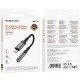 Перехідник Borofone BV24 Graceful Lightning to 3.5mm Metal grey