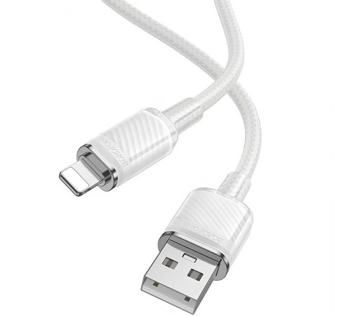 Дата кабель Borofone BU56 Succeed USB to Lightning 2.4A (1.2m) Дата кабель Borofone BU56 Succeed USB to Lightning 2.4A (1.2m)
