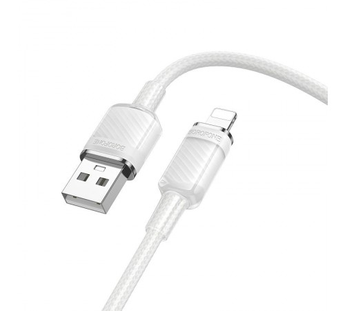 Дата кабель Borofone BU56 Succeed USB to Lightning 2.4A (1.2m) Дата кабель Borofone BU56 Succeed USB to Lightning 2.4A (1.2m)