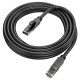 Кабель (патч-корд) Borofone BUS01 Category 6 Gigabit (3m) Black