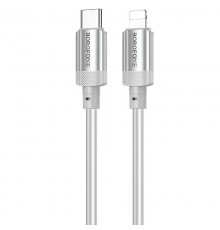 Дата кабель Borofone BX108 Start silicone Type-C to Lightning 27W (1m)
