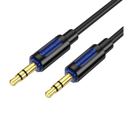 Аудіо кабель Aux Borofone BL20 True sound silicone (1m) Аудіо кабель Aux Borofone BL20 True sound silicone (1m)