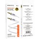 Аудіо кабель Aux Borofone BL20 True sound silicone (1m)