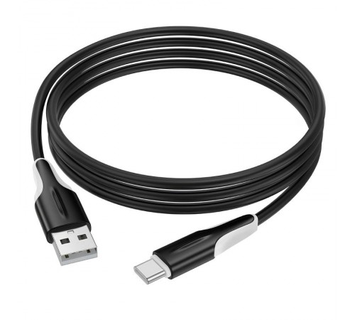 Дата кабель Borofone BX119 New USB to Type-C 3A (1m) Black Дата кабель Borofone BX119 New USB to Type-C 3A (1m) Black