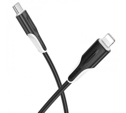 Дата кабель Borofone BX119 New Type-C to Type-C 60W (1m) Black Дата кабель Borofone BX119 New Type-C to Type-C 60W (1m) Black
