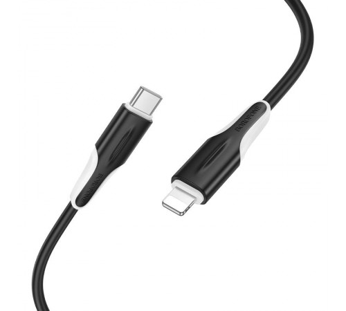 Дата кабель Borofone BX119 New Type-C to Type-C 60W (1m) Black Дата кабель Borofone BX119 New Type-C to Type-C 60W (1m) Black