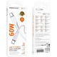 Дата кабель Borofone BX119 New Type-C to Type-C 60W (1m)