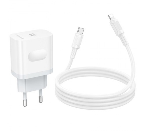 МЗП Borofone BA99A Breeze PD20W (1USB-C) + кабель Type-C to Lightning White МЗП Borofone BA99A Breeze PD20W (1USB-C) + кабель Type-C to Lightning White