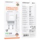 МЗП Borofone BA99A Breeze PD20W (1USB-C) + кабель Type-C to Lightning White