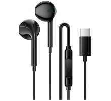 Навушники Borofone BM100 Fuente universal with microphone (Type-C/1.2m) Black