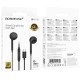 Навушники Borofone BM100 Fuente universal with microphone (Type-C/1.2m) Black