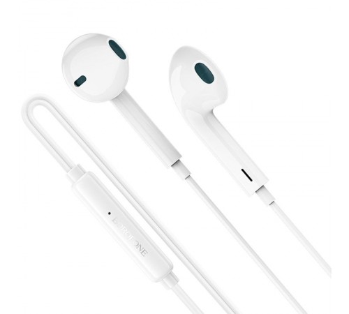 Навушники Borofone BM100 Fuente universal with microphone (Type-C/1.2m) White