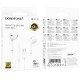 Навушники Borofone BM100 Fuente universal with microphone (Type-C/1.2m) White