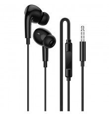 Навушники Borofone BM100 Pro Fuente universal with microphone (3.5mm/1.2m) Black