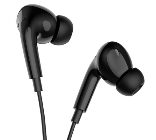 Навушники Borofone BM100 Pro Fuente universal with microphone (3.5mm/1.2m) Black