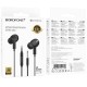Навушники Borofone BM100 Pro Fuente universal with microphone (3.5mm/1.2m) Black