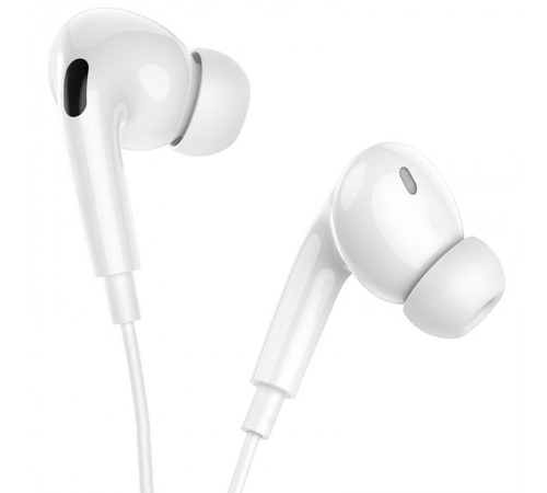 Навушники Borofone BM100 Pro Fuente universal with microphone (3.5mm/1.2m) White Навушники Borofone BM100 Pro Fuente universal with microphone (3.5mm/1.2m) White