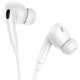 Навушники Borofone BM100 Pro Fuente universal with microphone (3.5mm/1.2m) White