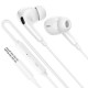 Навушники Borofone BM100 Pro Fuente universal with microphone (3.5mm/1.2m) White