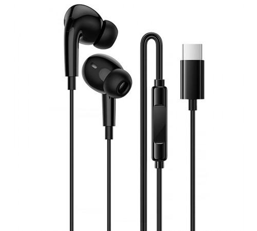 Навушники Borofone BM100 Pro Fuente universal with microphone (Type-C/1.2m) Black