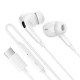 Навушники Borofone BM100 Pro Fuente universal with microphone (Type-C/1.2m) White