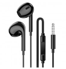 Навушники Borofone BM100 Max Fuente universal with microphone (3.5mm/1.2m) Black