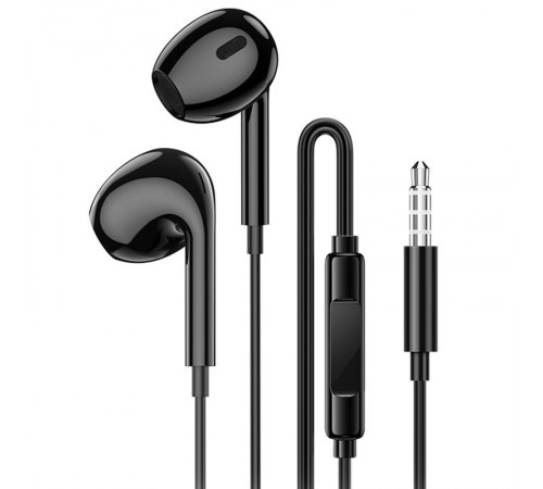 Навушники Borofone BM100 Max Fuente universal with microphone (3.5mm/1.2m) Black Навушники Borofone BM100 Max Fuente universal with microphone (3.5mm/1.2m) Black