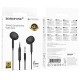 Навушники Borofone BM100 Max Fuente universal with microphone (3.5mm/1.2m) Black