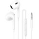 Навушники Borofone BM100 Max Fuente universal with microphone (3.5mm/1.2m) White