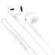 Навушники Borofone BM100 Max Fuente universal with microphone (3.5mm/1.2m) White