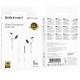 Навушники Borofone BM100 Max Fuente universal with microphone (3.5mm/1.2m) White