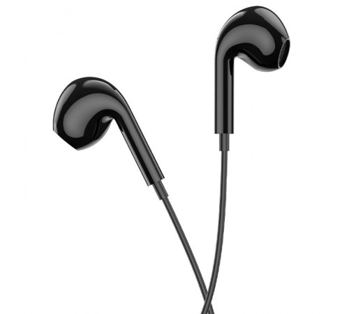 Навушники Borofone BM100 Max Fuente universal with microphone (Type-C/1.2m) Black