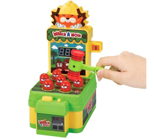 Настільна інтерактивна гра Ummi HF-1330A Whack A Mole Electric Green / Yellow Настільна інтерактивна гра Ummi HF-1330A Whack A Mole Electric Green / Yellow