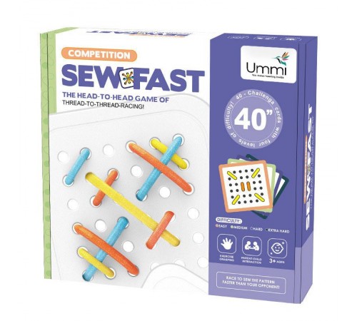 Настільна інтерактивна гра Ummi 22050 Competition Sew Fast White Настільна інтерактивна гра Ummi 22050 Competition Sew Fast White