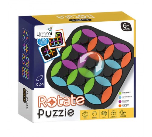 Настільна інтерактивна гра Ummi 22049 Rotate Puzzle Black Настільна інтерактивна гра Ummi 22049 Rotate Puzzle Black