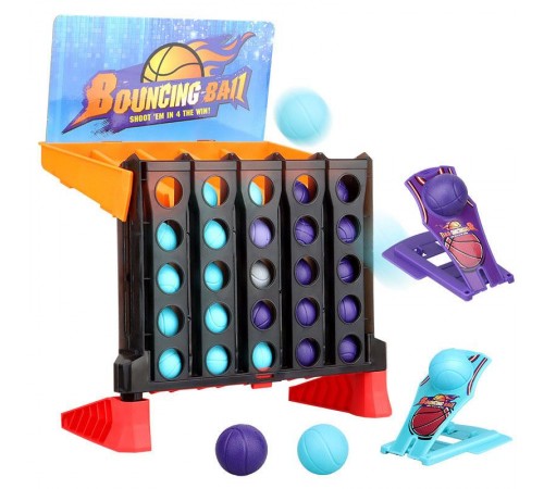 Настільна інтерактивна гра Ummi 22046 Bouncing Ball Orange / Black Настільна інтерактивна гра Ummi 22046 Bouncing Ball Orange / Black