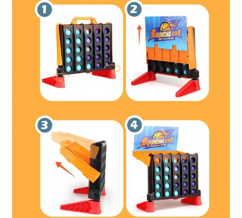 Настільна інтерактивна гра Ummi 22046 Bouncing Ball Orange / Black Настільна інтерактивна гра Ummi 22046 Bouncing Ball Orange / Black