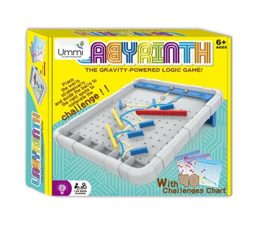 Настільна інтерактивна гра Ummi 22025 Labyrinth Grey Настільна інтерактивна гра Ummi 22025 Labyrinth Grey