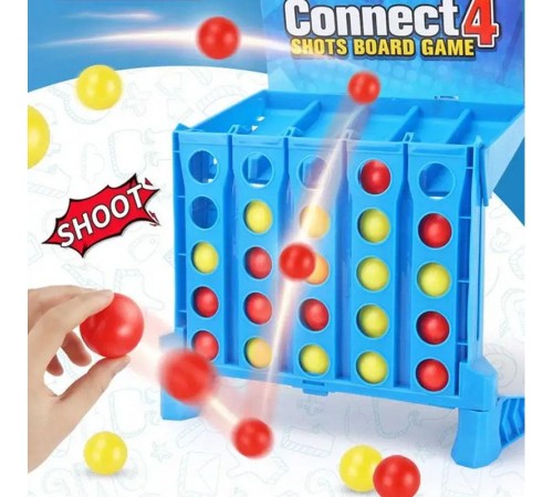 Настільна інтерактивна гра Ummi 22013 Connect 4 Shots Board Game Blue Настільна інтерактивна гра Ummi 22013 Connect 4 Shots Board Game Blue