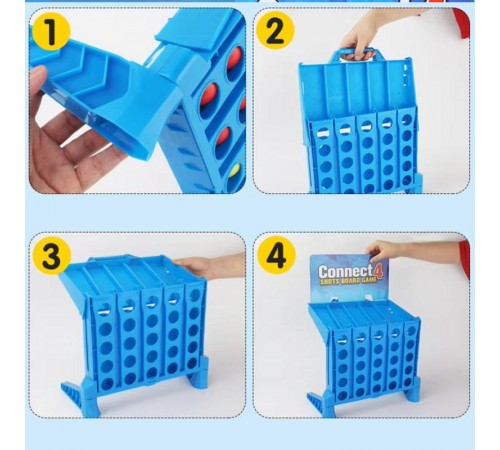 Настільна інтерактивна гра Ummi 22013 Connect 4 Shots Board Game Blue Настільна інтерактивна гра Ummi 22013 Connect 4 Shots Board Game Blue