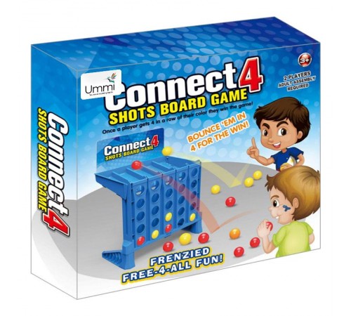 Настільна інтерактивна гра Ummi 22013 Connect 4 Shots Board Game Blue Настільна інтерактивна гра Ummi 22013 Connect 4 Shots Board Game Blue