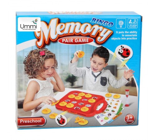 Настільна інтерактивна гра Ummi 22001 Memory Pair Game Red Настільна інтерактивна гра Ummi 22001 Memory Pair Game Red