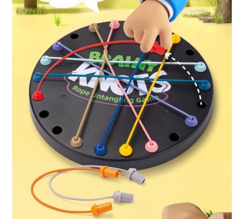 Настільна інтерактивна гра Ummi M8J Rope Untangling Game Black Настільна інтерактивна гра Ummi M8J Rope Untangling Game Black