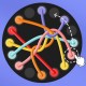 Настільна інтерактивна гра Ummi M8J Rope Untangling Game Black
