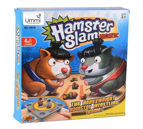 Настільна інтерактивна гра Ummi 10818 Hamster Slam Grey Настільна інтерактивна гра Ummi 10818 Hamster Slam Grey