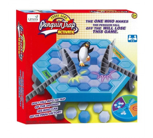 Настільна інтерактивна гра Ummi 61788 Penguin Trap Blue Настільна інтерактивна гра Ummi 61788 Penguin Trap Blue