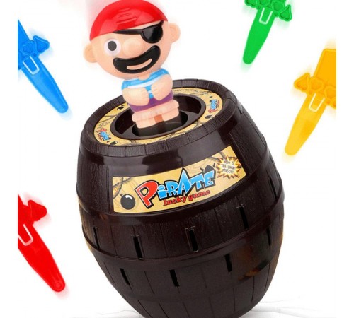 Настільна інтерактивна гра Ummi 669-1 Pirate Lucky Game (зі звуковым эффектом) Black Настільна інтерактивна гра Ummi 669-1 Pirate Lucky Game (зі звуковым эффектом) Black