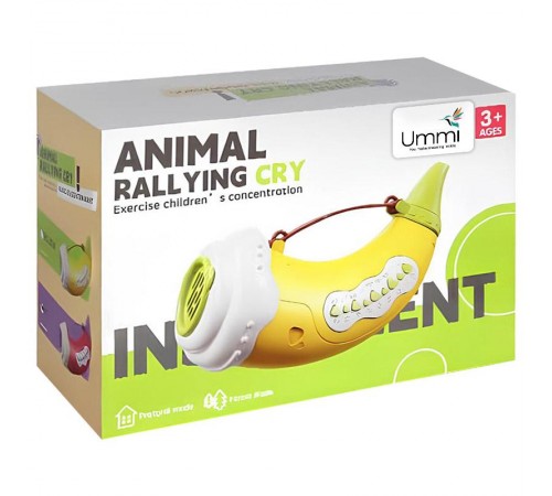 Музична інтерактивна іграшка Ummi ME-211 Animal Rallying Cry Red