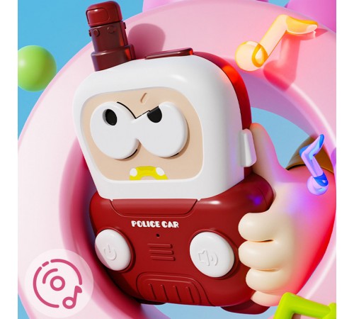 Дитяча навчальна рація ME-214 Police Car Cute Intercom (2pcs) Blue / Red Дитяча навчальна рація ME-214 Police Car Cute Intercom (2pcs) Blue / Red
