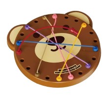 Настільна інтерактивна гра Ummi ME-241 Cute Bear Rope Unravelling Game Brown